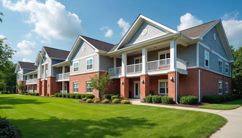 Red Vinyl Siding Installation